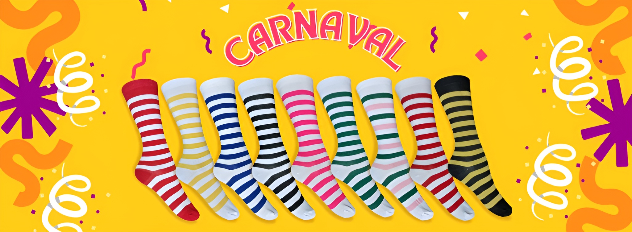 meias de carnaval